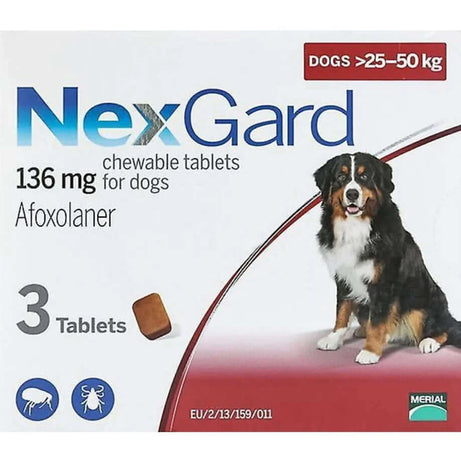 Nexgard 25-50 kg Köpekler İçin Dış Paraziter / 3 Tablet
