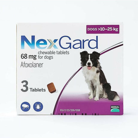 Nexgard 10-25 kg Köpekler İçin Dış Paraziter / 3 Tablet