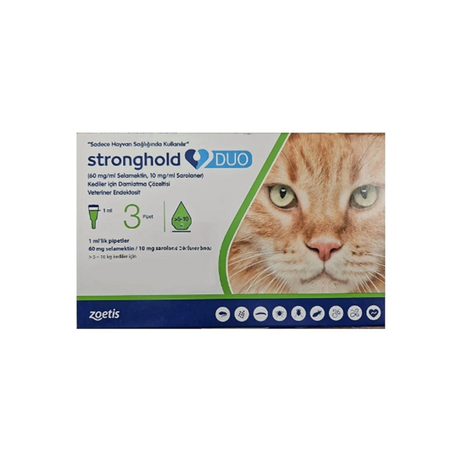 Stronghold Duo 5 - 10 kg Kediler İçin 3 Tüp