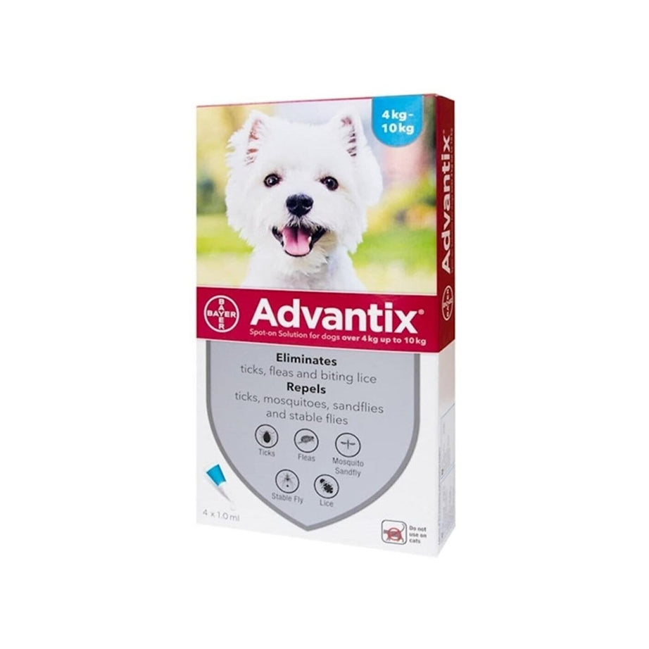 Elanco Advantix  4 - 10 Kg Köpek Dış Parazit Damla 4 Tüp