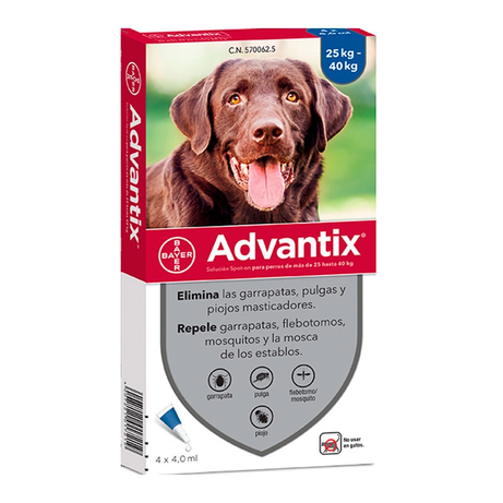 Elanco Advantix 25 - 40 Kg Köpek Dış Parazit Damla 4 Tüp