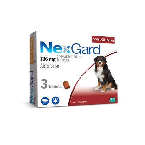 Nexgard (25 - 50 Kg) Köpek 3'lü Çiğneme Tableti