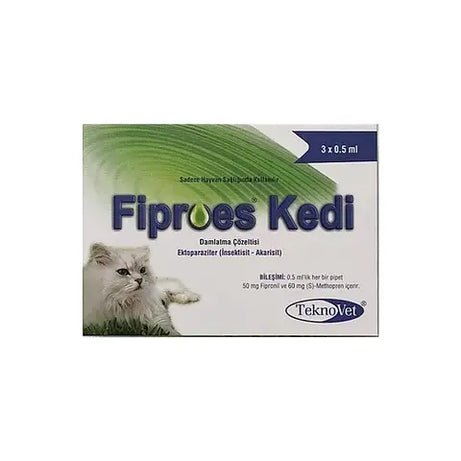 Fiproes Kedi Ense Damlası (0.5 ml) 3 Tüp